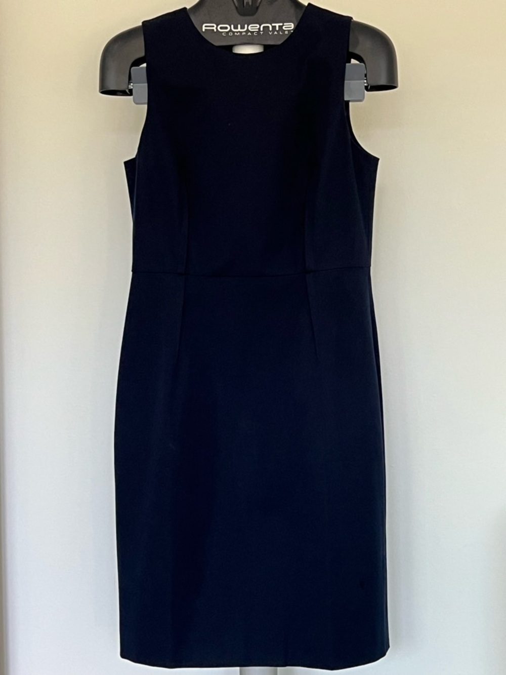 J. Crew Navy Sleeveless Midi Sheath Dress